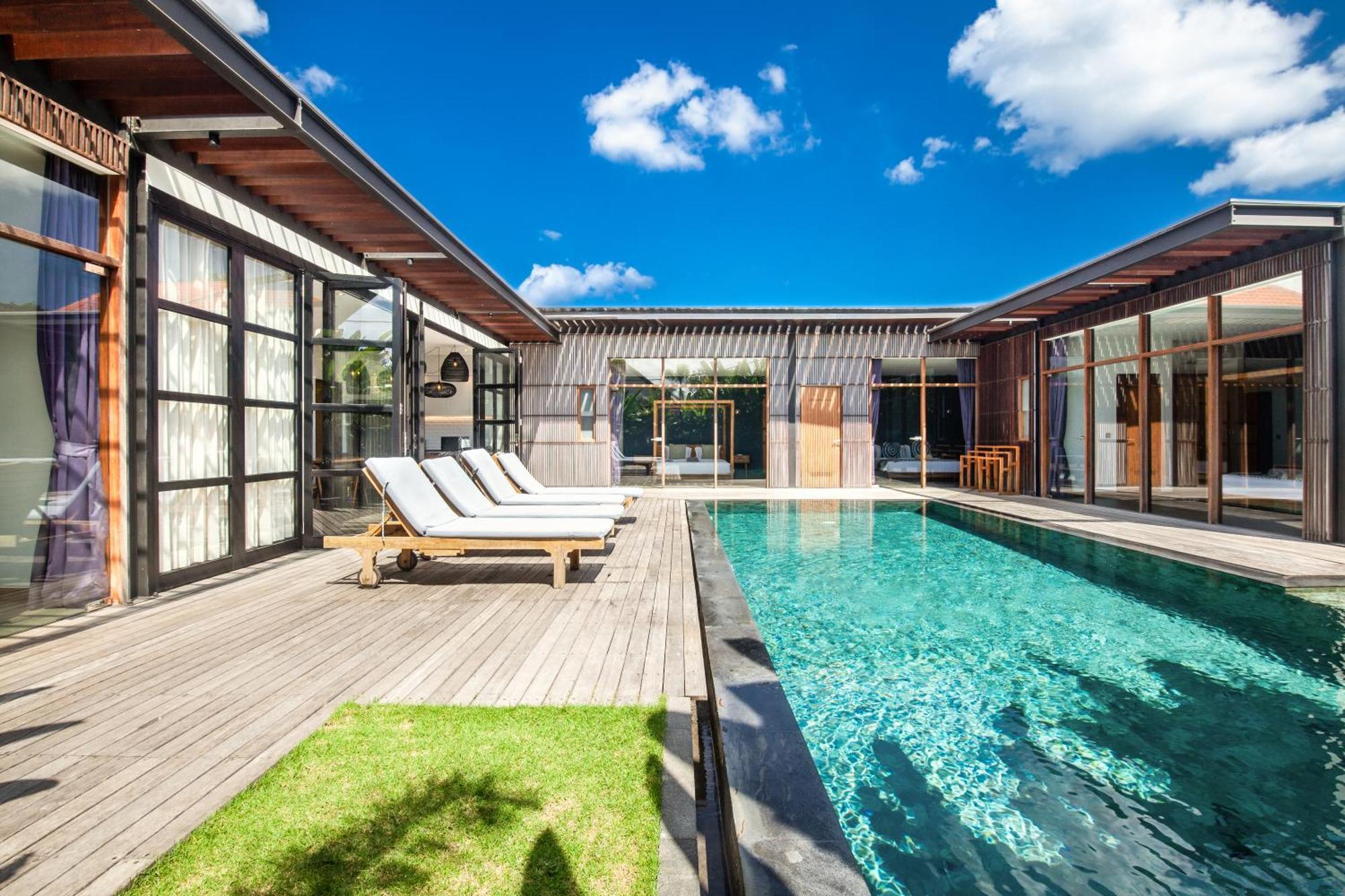 Brand New 5 Bedroom Villa Enclosed Living Room Canggu Εξωτερικό φωτογραφία