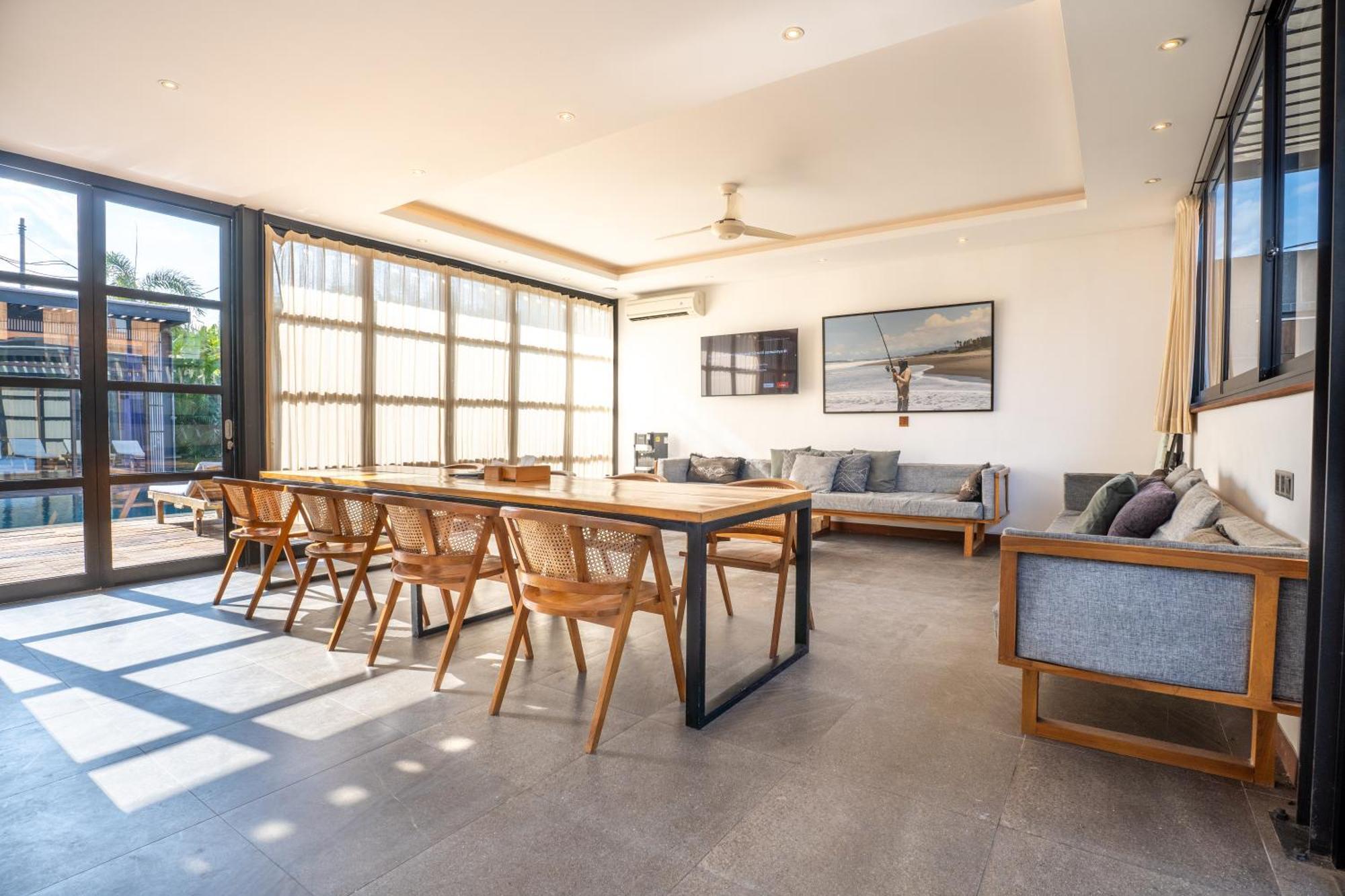 Brand New 5 Bedroom Villa Enclosed Living Room Canggu Εξωτερικό φωτογραφία