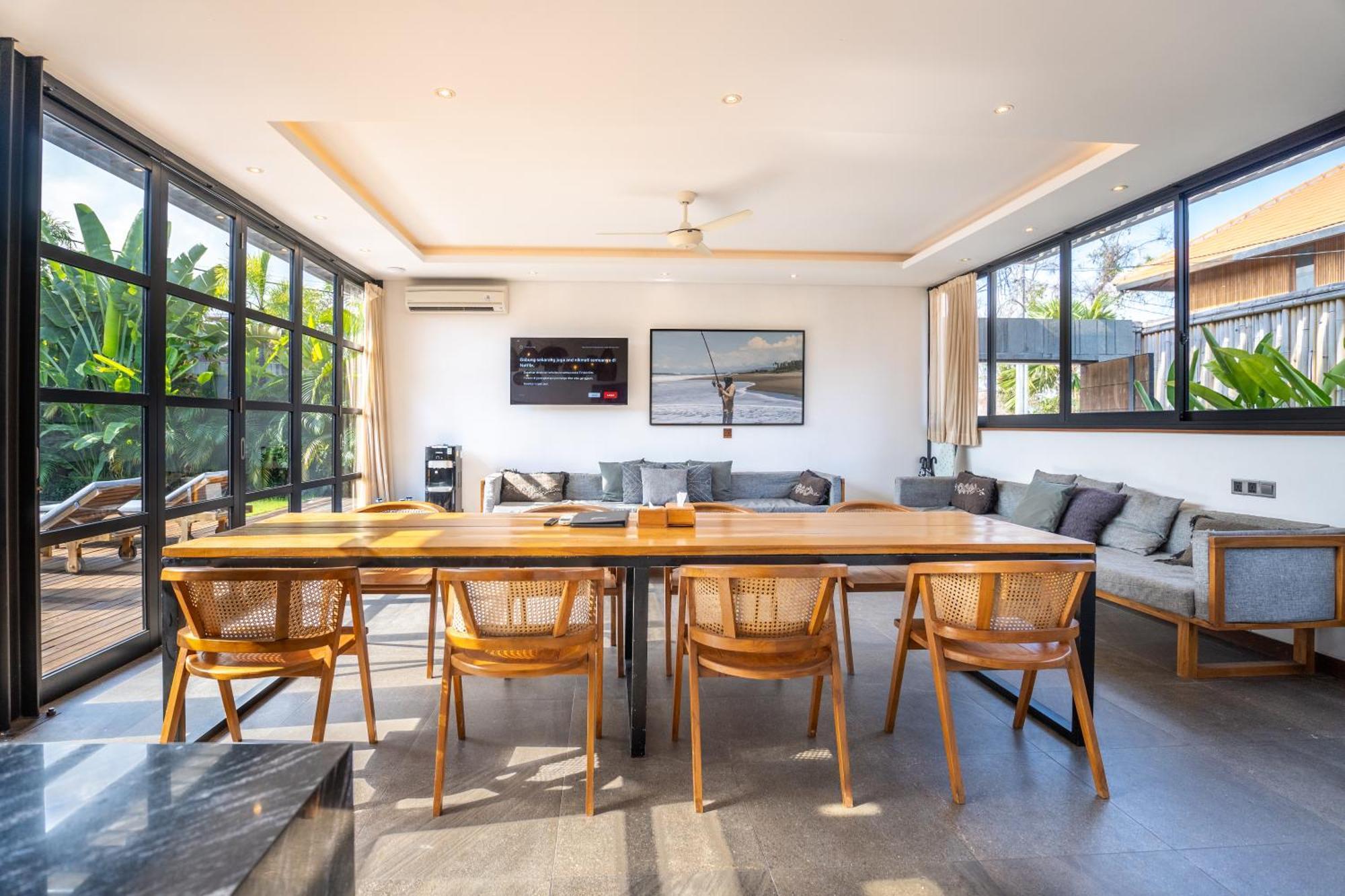 Brand New 5 Bedroom Villa Enclosed Living Room Canggu Εξωτερικό φωτογραφία