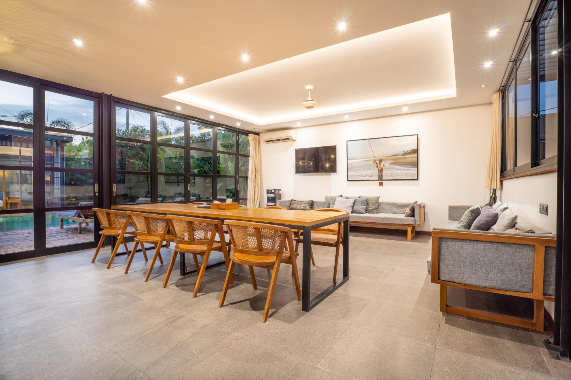 Brand New 5 Bedroom Villa Enclosed Living Room Canggu Εξωτερικό φωτογραφία