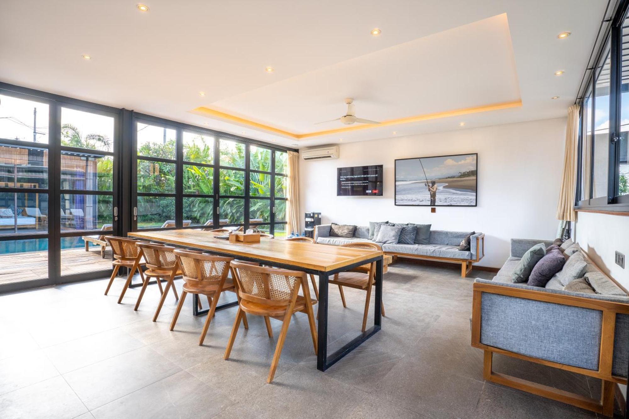 Brand New 5 Bedroom Villa Enclosed Living Room Canggu Εξωτερικό φωτογραφία