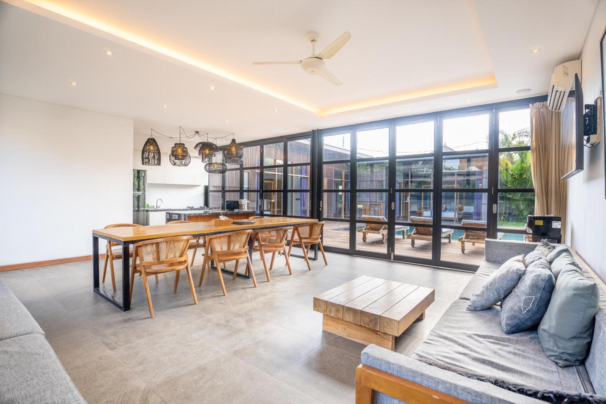 Brand New 5 Bedroom Villa Enclosed Living Room Canggu Εξωτερικό φωτογραφία